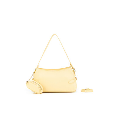 Messina Lemon Chiffon East West Shoulder Bag