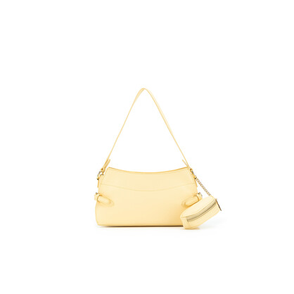 Messina Lemon Chiffon East West Shoulder Bag