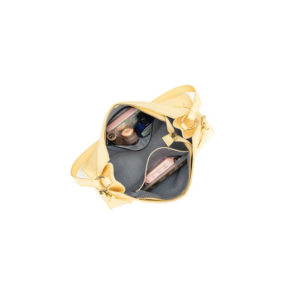 Messina Lemon Chiffon East West Shoulder Bag