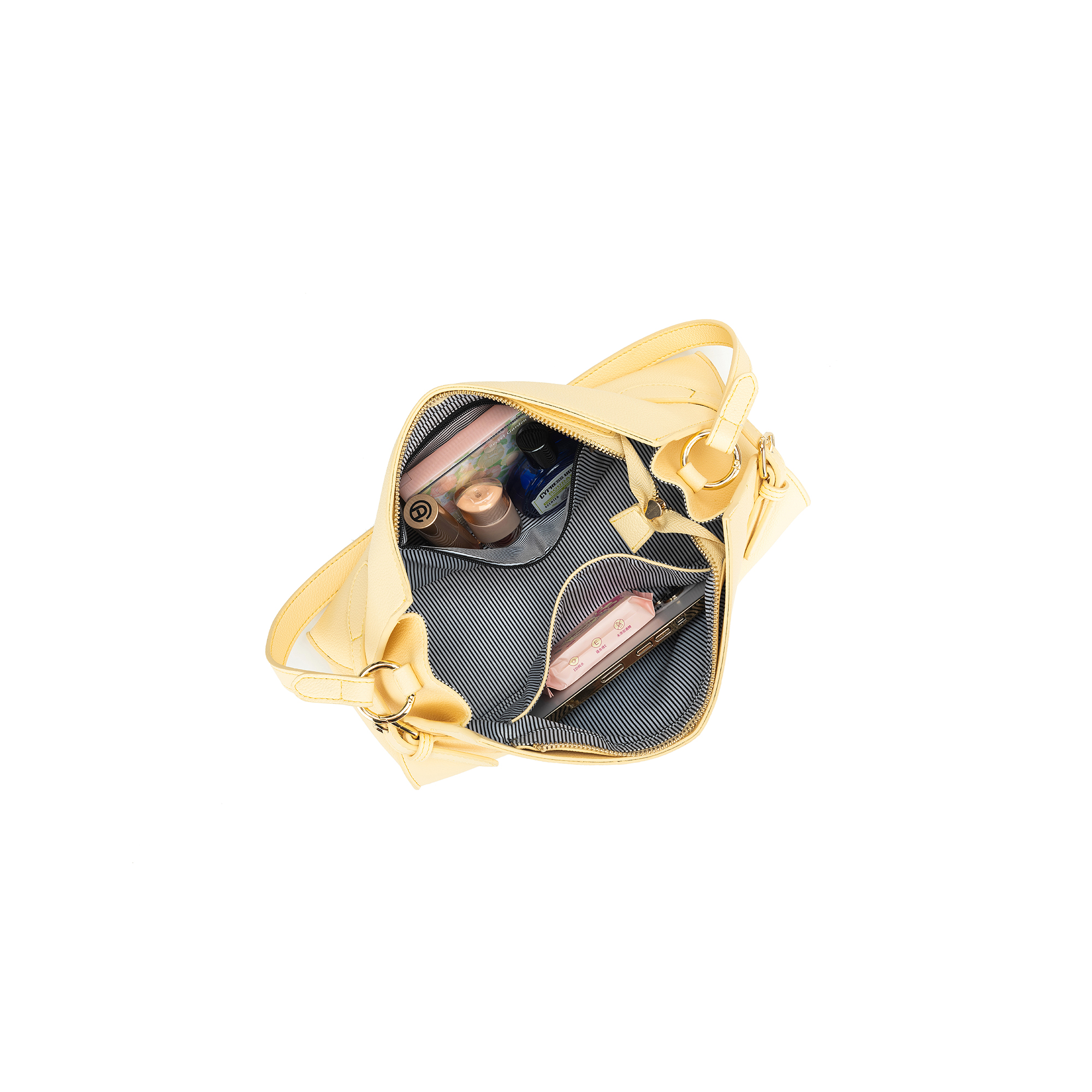 Messina Lemon Chiffon East West Shoulder Bag