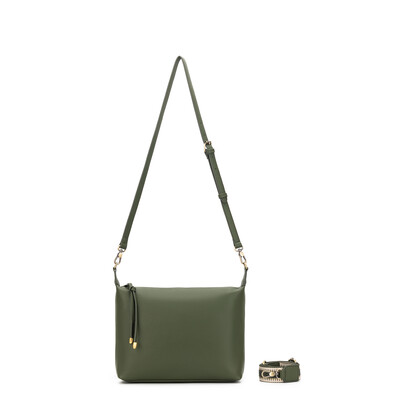 Dana Khaki Crossbody Bag