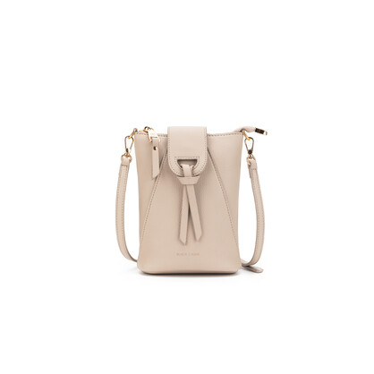 Lainey Oatmeal Phone Crossbody Bag