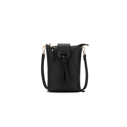 Lainey Black Phone Crossbody Bag