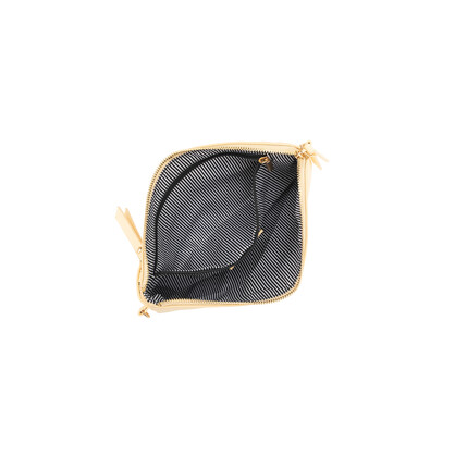 Jessie Yellow Chiffon Crossbody Clutch