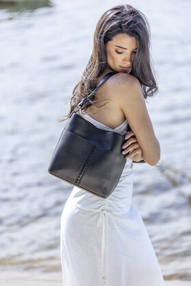 Melody Black 2 Piece Crossbody Bag