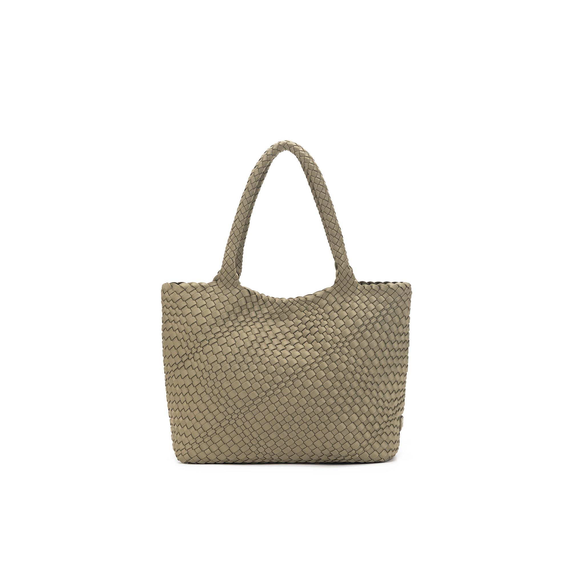 The Hamptons Light Olive NEO 2 Piece Woven Handbag