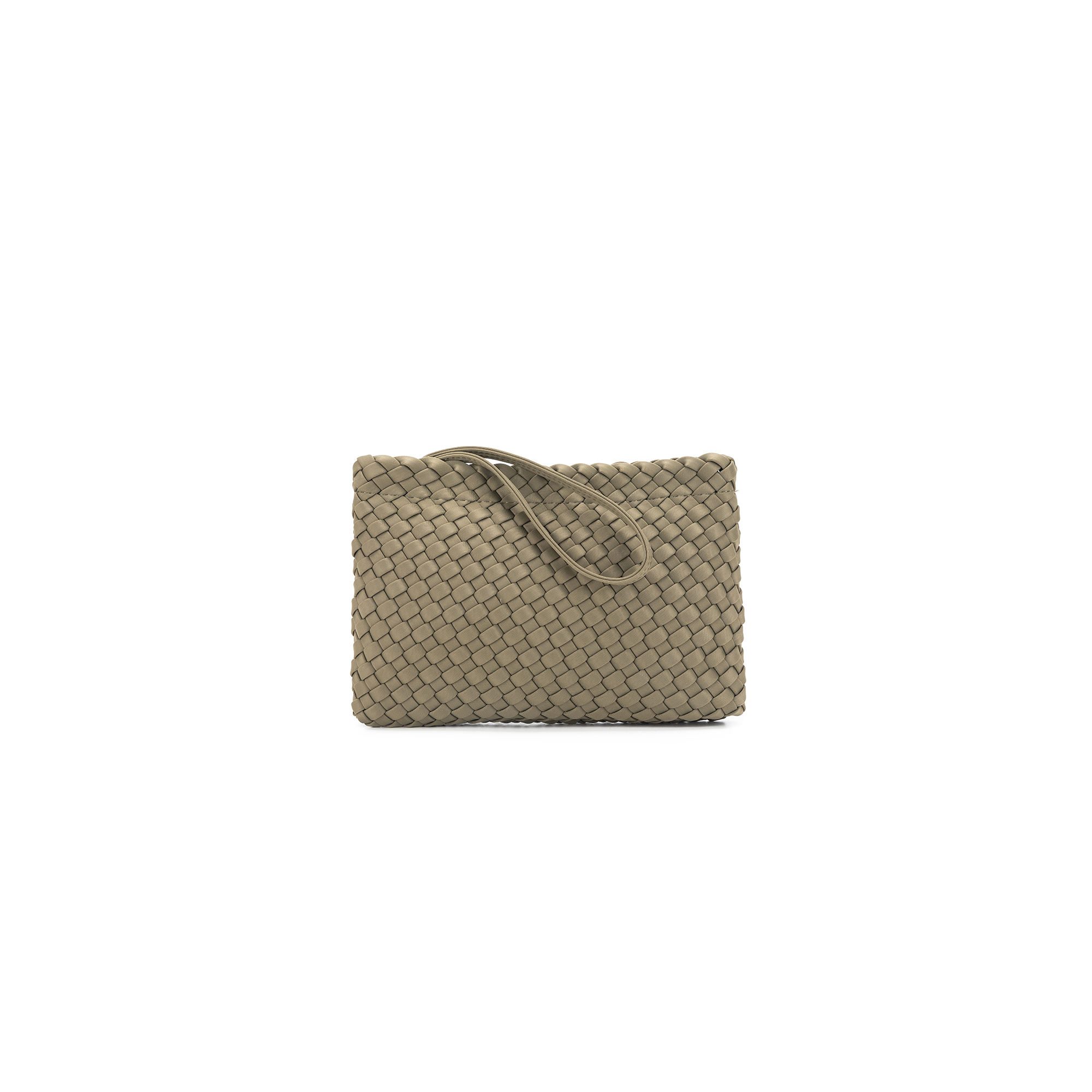 The Hamptons Light Olive NEO 2 Piece Woven Handbag