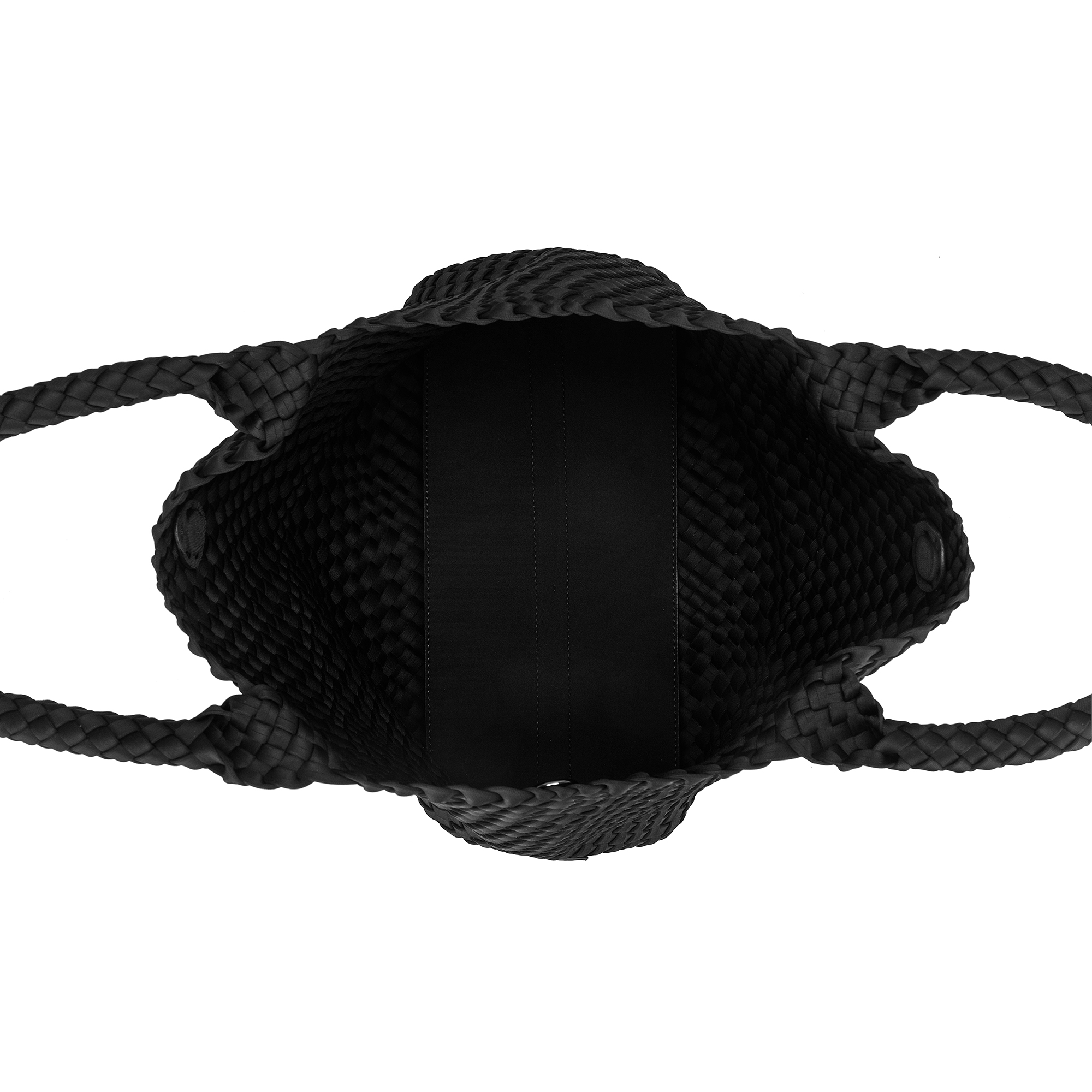 The Hamptons Black 2 Piece NEO Woven Handbag