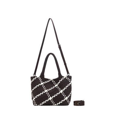 The Hamptons Chocolate 2 Piece NEO Woven Handbag