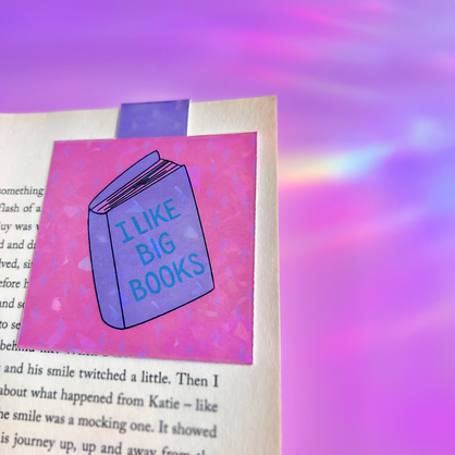 I Like Big Books - Magnetic Bookmark