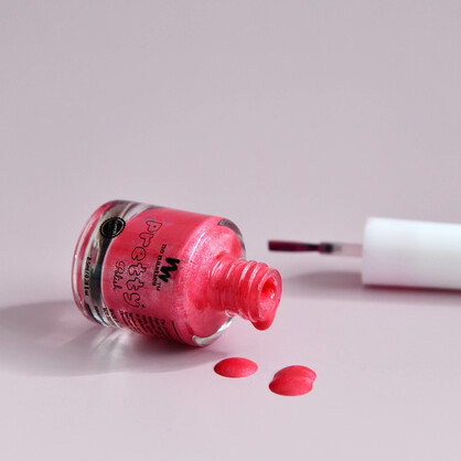 20 FREE Bright Pink Water-Based, Scratch off Nail Polish for Kids - 8.5ml