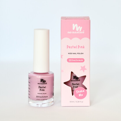 20 FREE Pastel Pink Water-Based, Scratch off Nail Polish for Kids - 8.5ml