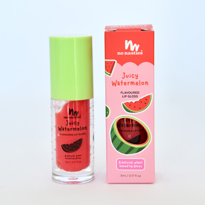 Natural Kids Lip Gloss Wand - Juicy Watermelon - Bright