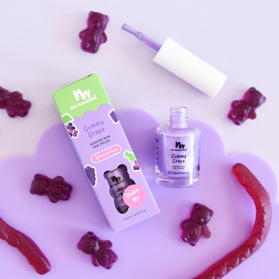 20 FREE Scented Kids Polish - Gummy Grape Purple