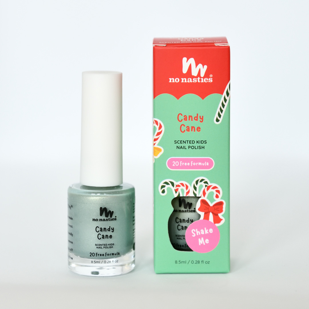 20 FREE Scented Kids Polish Christmas LIMITED EDITION Cane Shimmery
