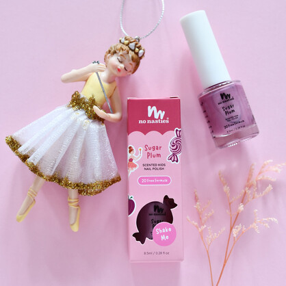20 FREE Scented Kids Polish  Christmas LIMITED EDITION Sugar Plum Pastel Plum