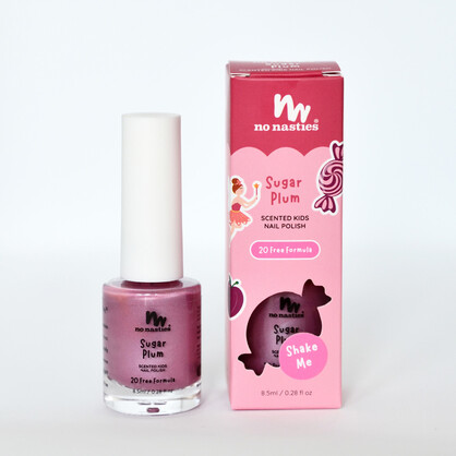 20 FREE Scented Kids Polish  Christmas LIMITED EDITION Sugar Plum Pastel Plum