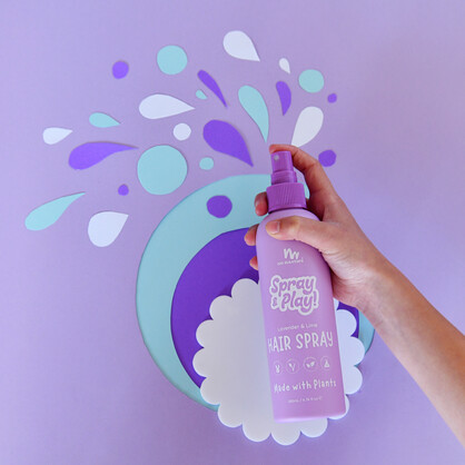 Natural Alcohol Free Hair Spray in Calming Lavender and Fresh Lime  |  200ml