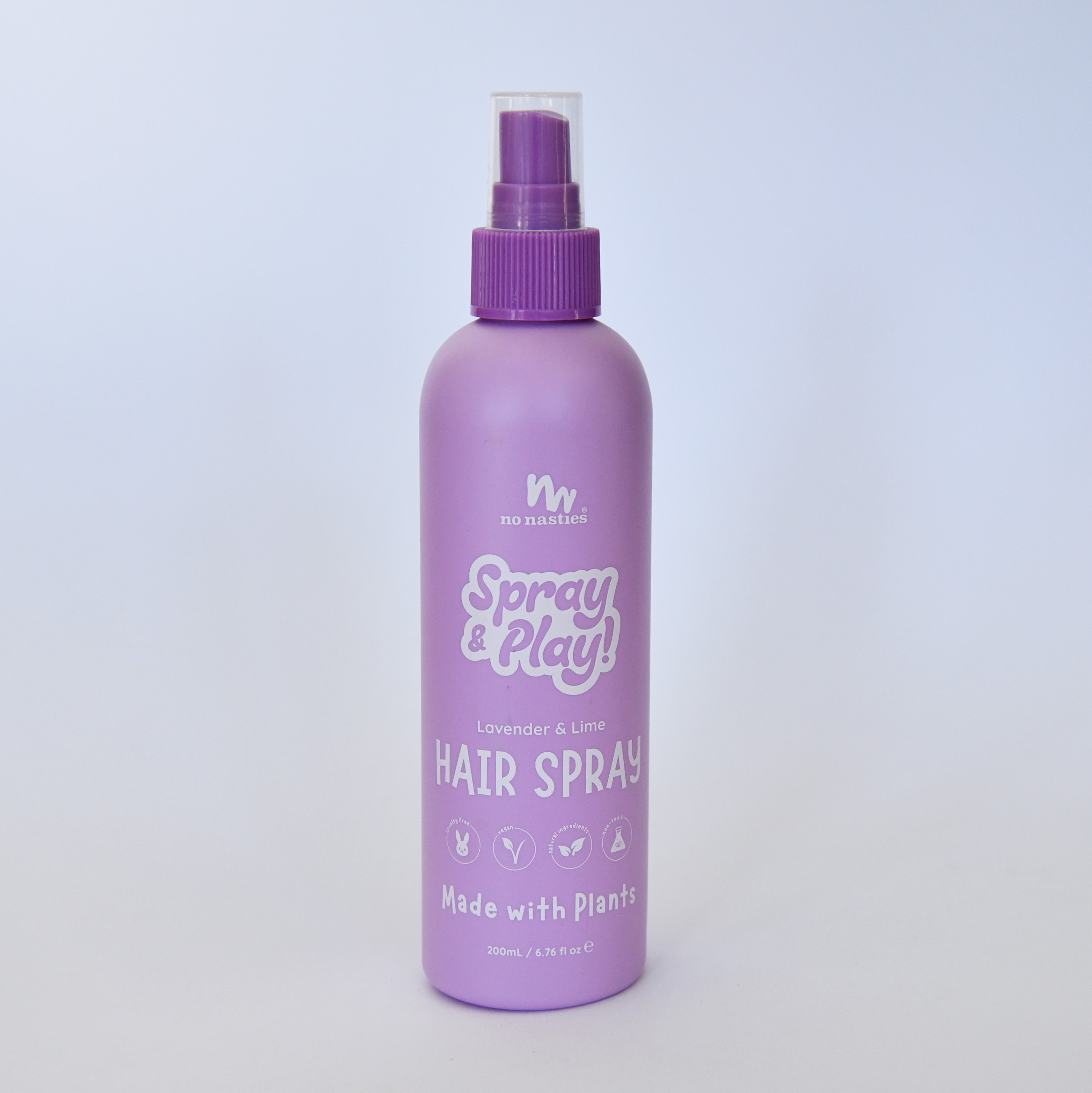 Natural Alcohol Free Hair Spray in Calming Lavender and Fresh Lime  |  200ml