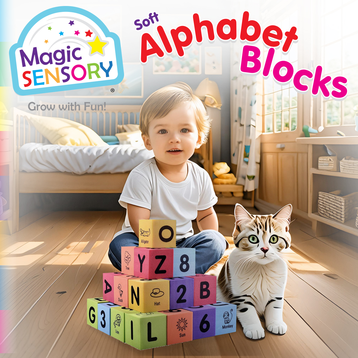 Wholesale Alphabet & Number Foam Blocks - BMS Brands - Fieldfolio