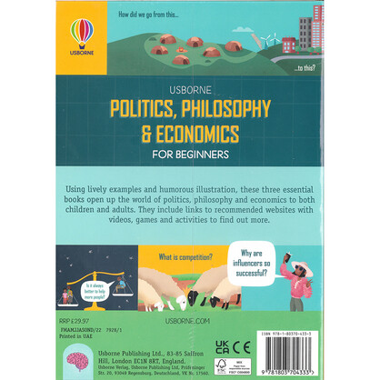 Politics Philosophy & Economics For Beginners Slipcase