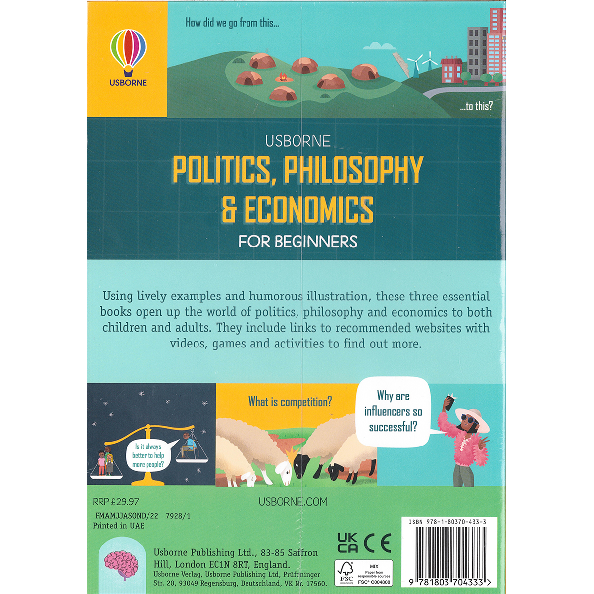 Politics Philosophy & Economics For Beginners Slipcase