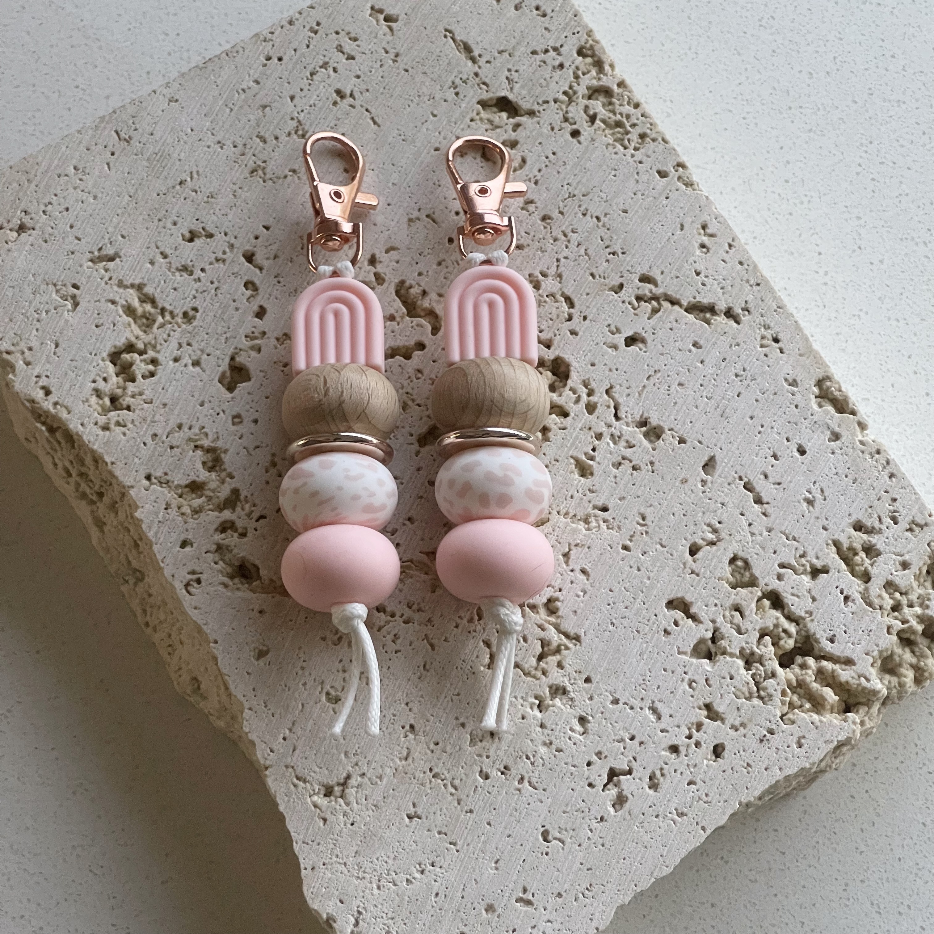 Baby Pink Arch Keyring