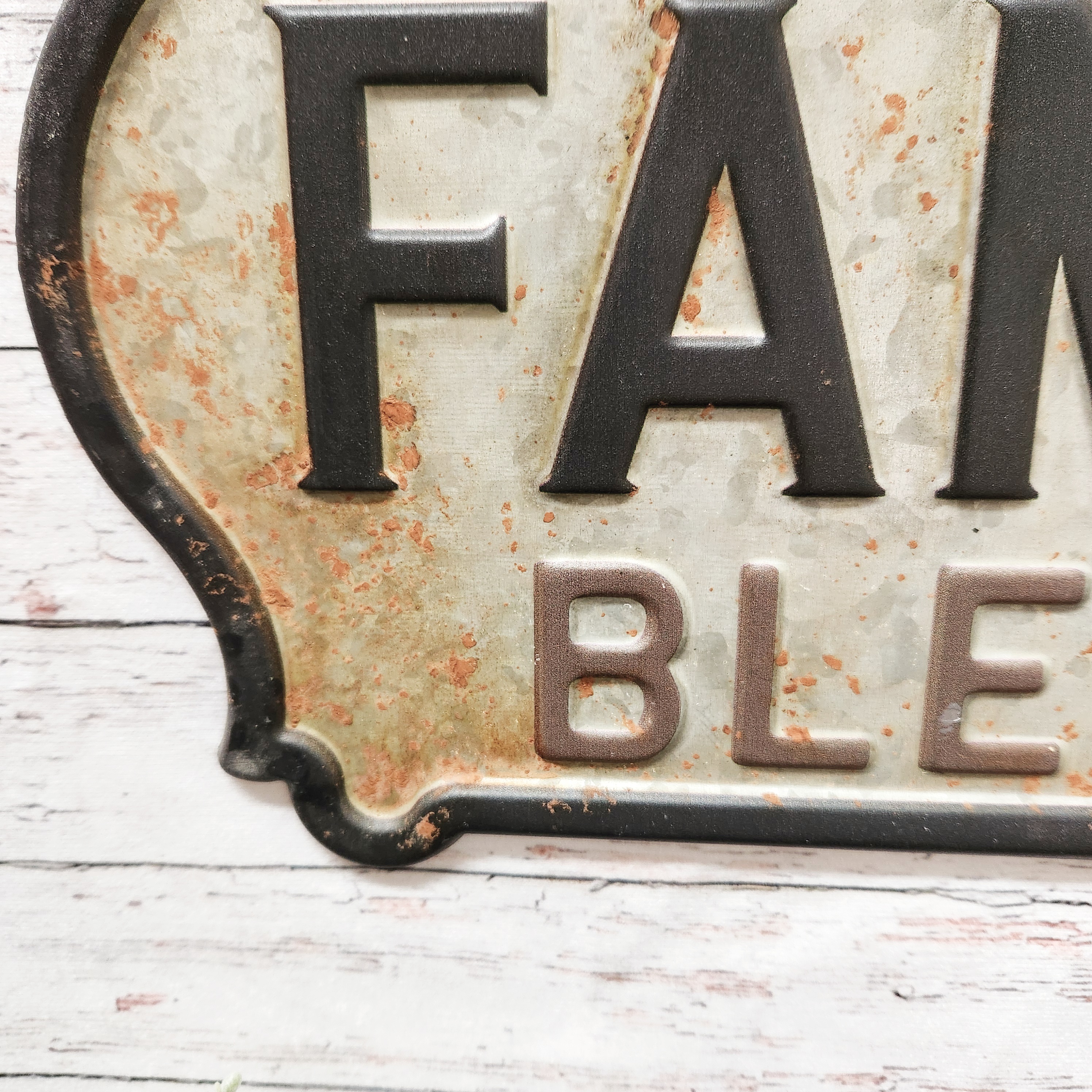 Wholesale PreRusted Metal Family Sign Baxter & Co Home Fieldfolio