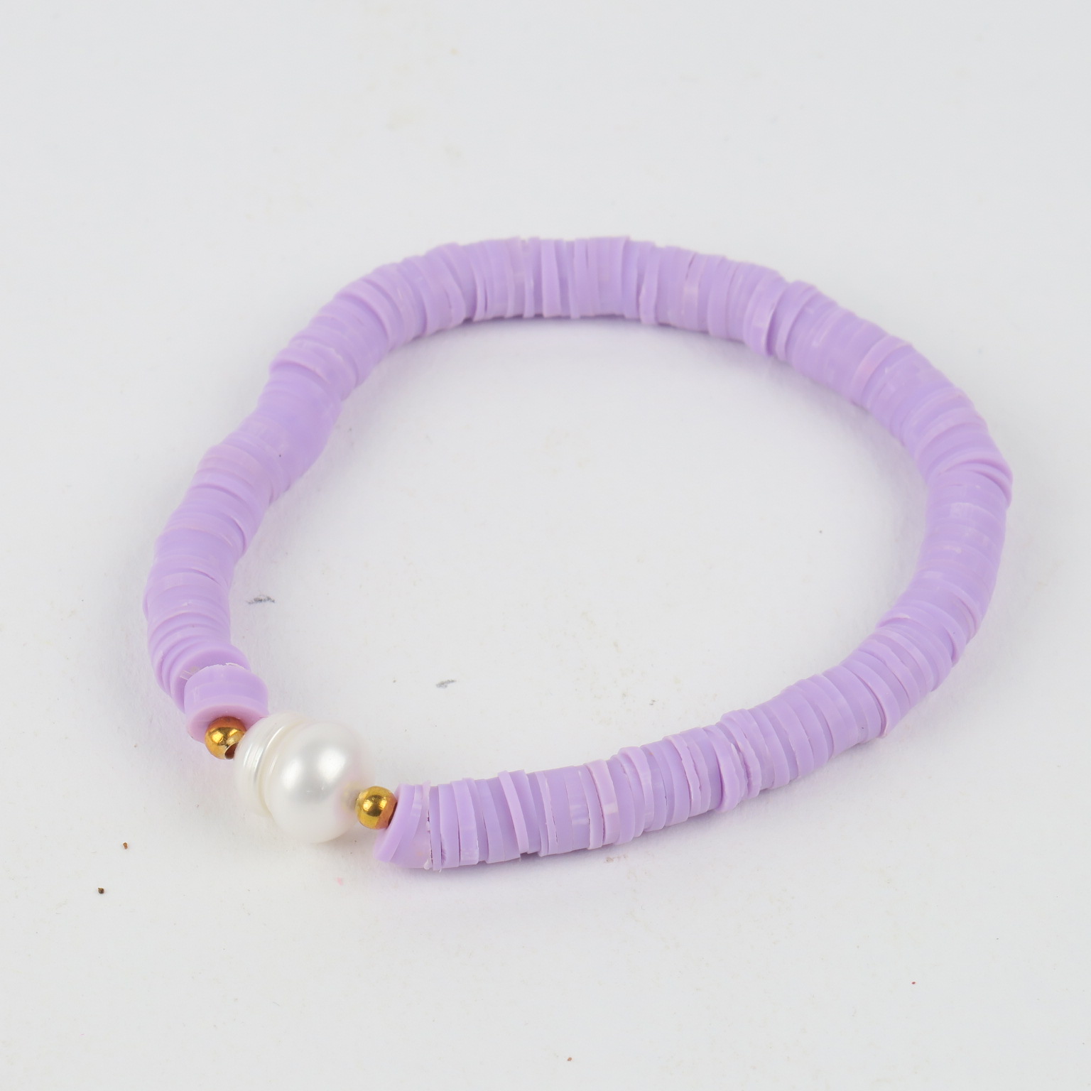 Pastel Pearl Bracelet Purple