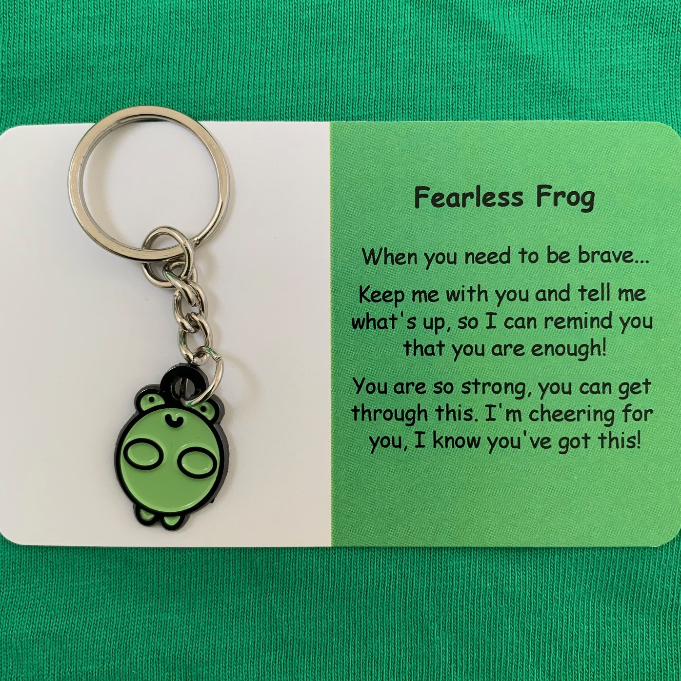 Fearless Frog Keyring