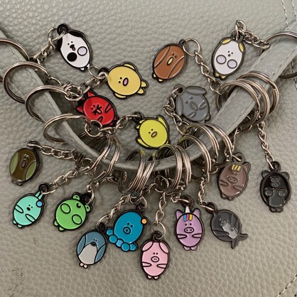 Peaceful Kiwi Keyring