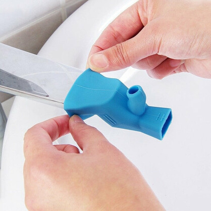 Anyhouz Water Tap Extension Swivel Green High Elastic Sink Kitchen Bathroom Accessories Faucet Water Extender