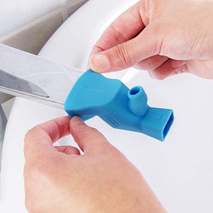 Anyhouz Water Tap Extension Swivel Green High Elastic Sink Kitchen Bathroom Accessories Faucet Water Extender