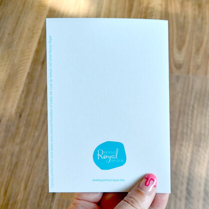 Cathy the Crab Greeting Card