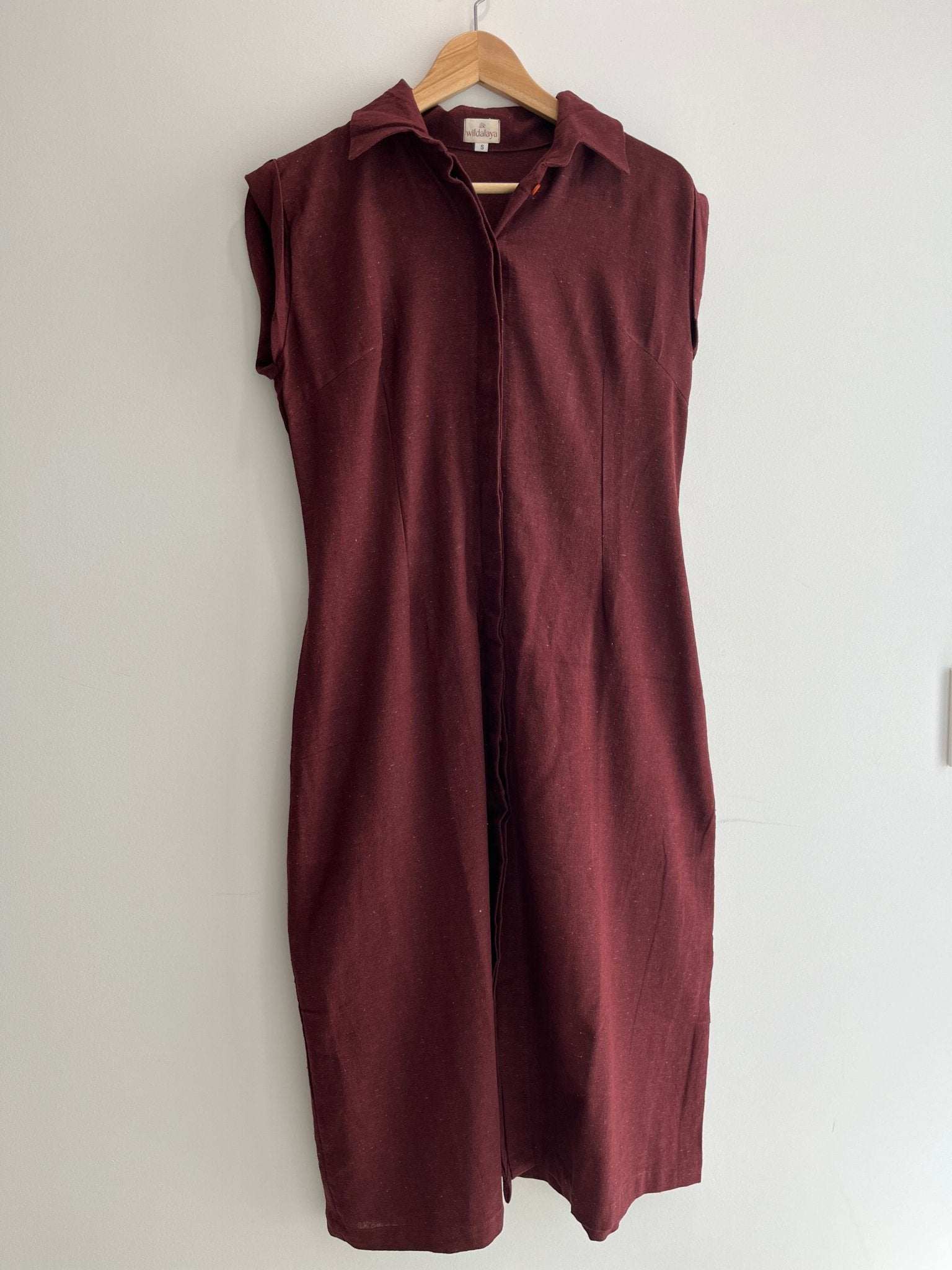 Red Vino Shirt Dress
