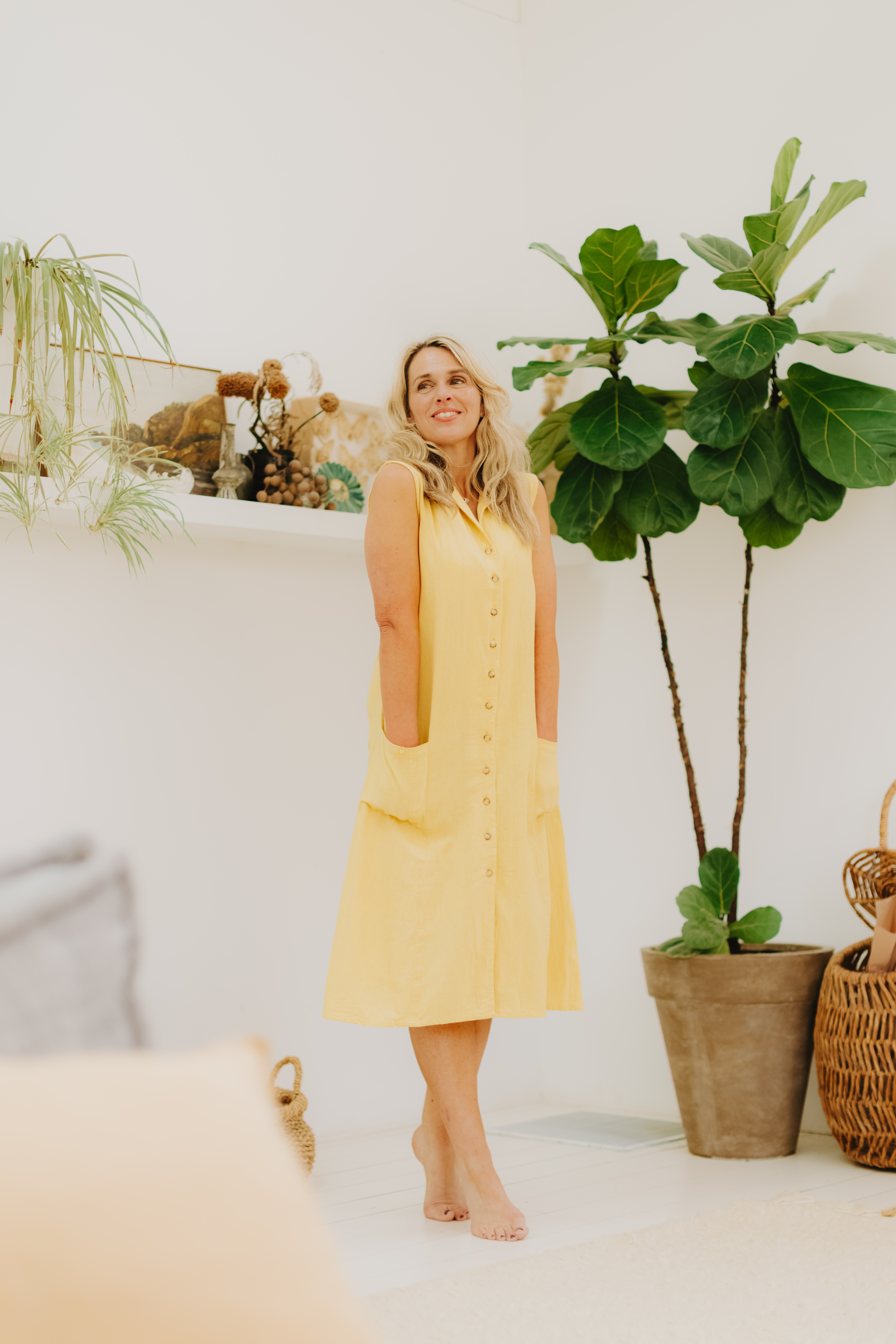 Wildalaya Hemp Shirt Dress - Eco-friendly Earth Style