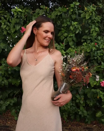 Hemp Sandy Midi Dress