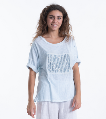 Italian Linen Sparkle Tee