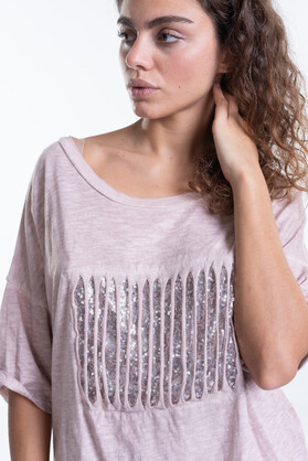 Italian Linen Sparkle Tee