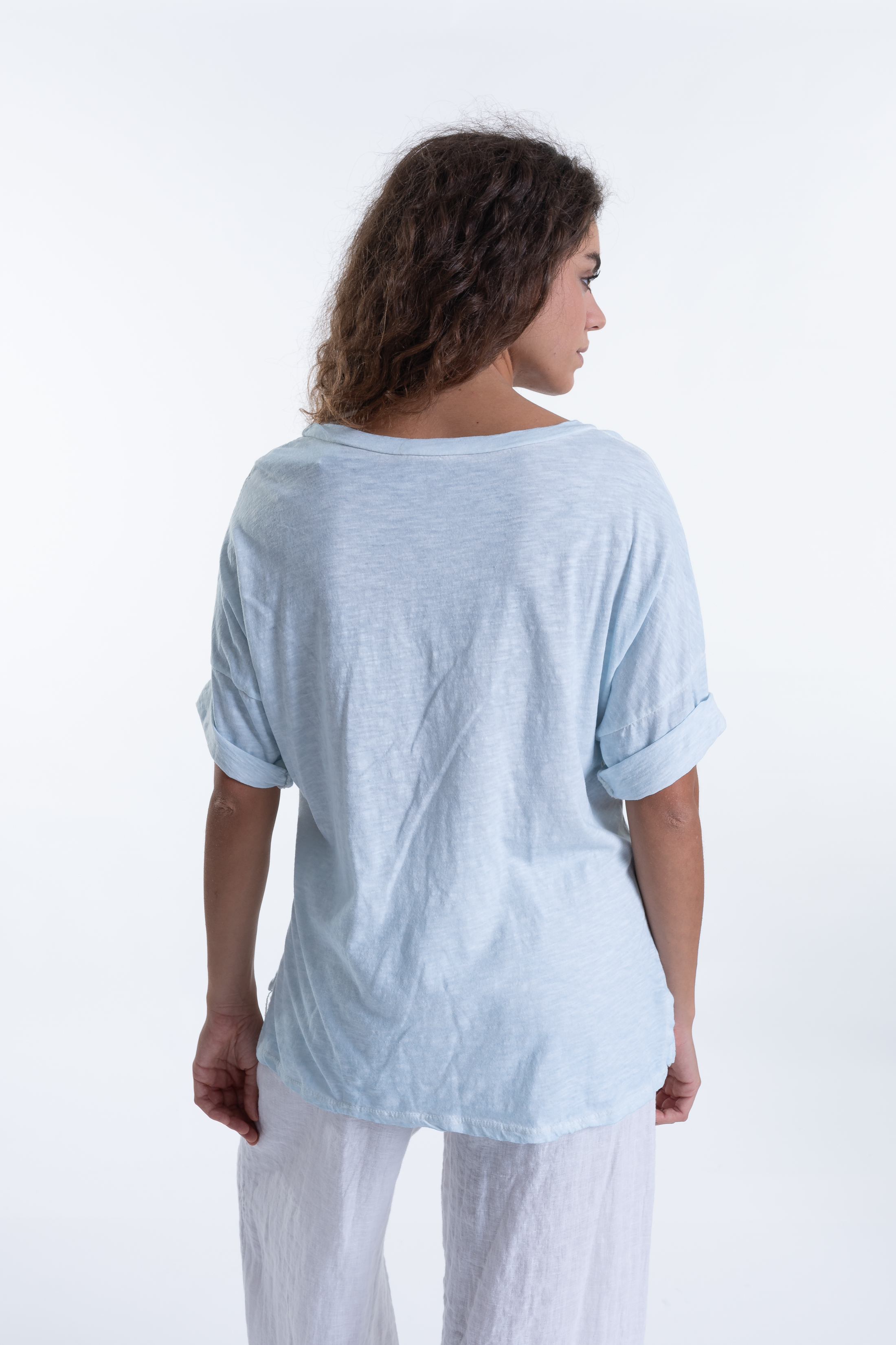 Italian Linen Sparkle Tee