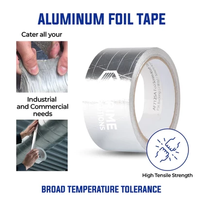 Waterproof Silver Square Aluminum Foil Adhesive Sealing Tape