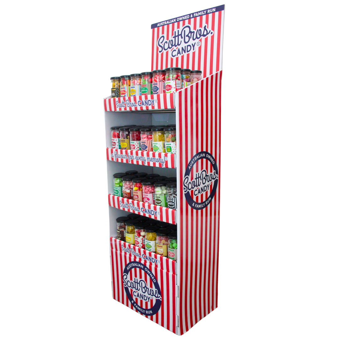 24 Flavours Floor Stand = 288 jars