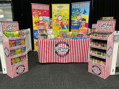 SOUR SUCKERS on Floor Stand - 6 Flavours / 144 Bags