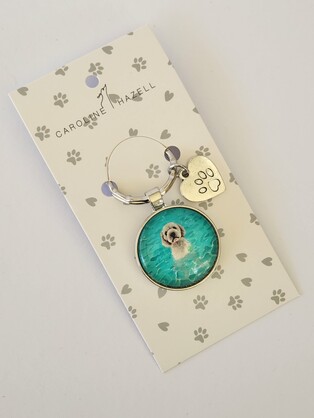 Beach Dogs Key Ring OODLE