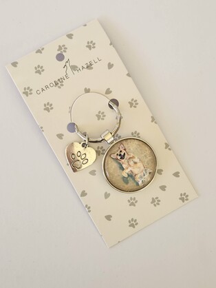 Beach Dogs Key Ring RETRIEVER