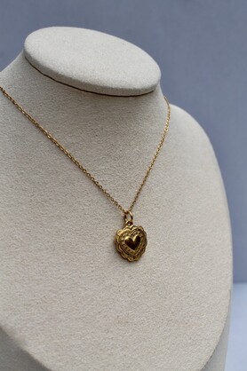 MEX HEART PENDANT NECKLACE