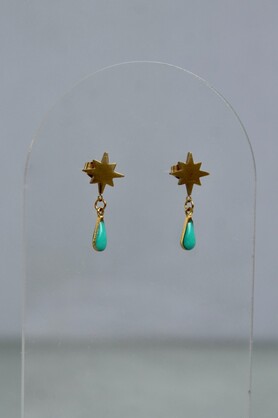 STAR STUDS - ENAMEL DROP - 3 COLORS