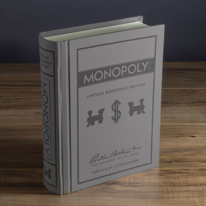 Monopoly Linen Book Board Game
