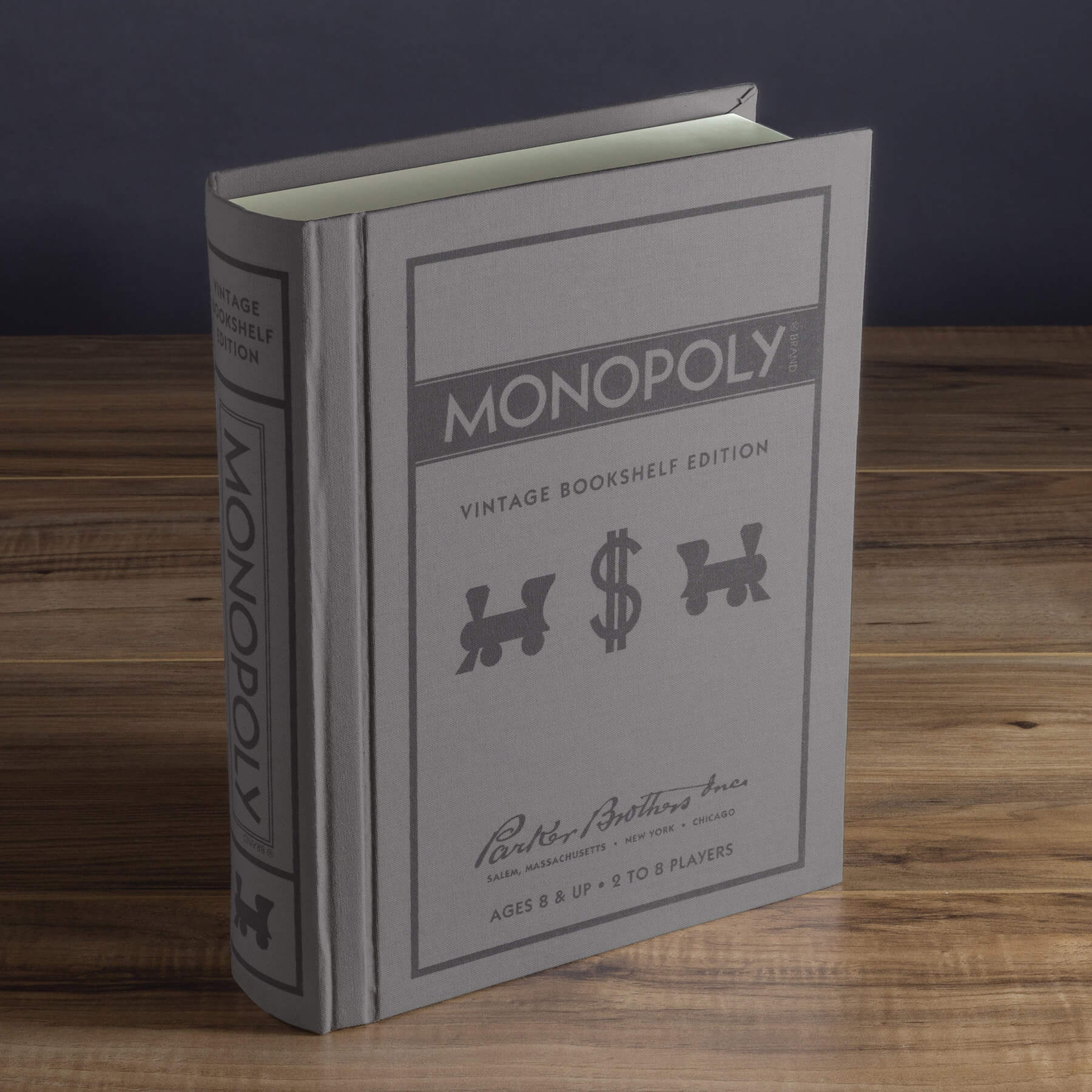 Monopoly Linen Book Board Game