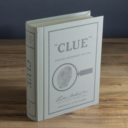Clue Linen Book Vintage Board Game